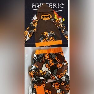 Bape kids set hoodie：130cm /pant：120cm